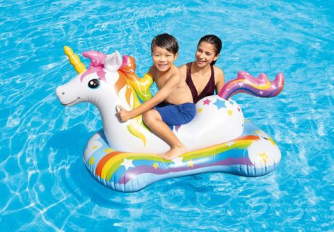 Intex Unicorn Ride On 163x86cm (57552NP)  / Outdoor Space Toys   